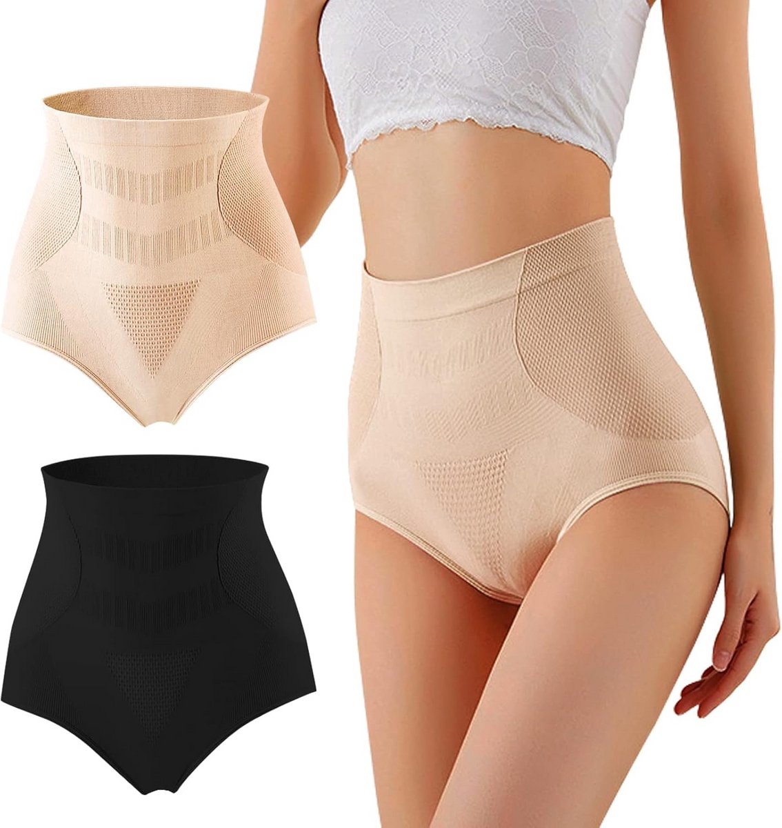Naadloze Corrigerende Body Shaper voor Dames - Hoge Taille en Buik Weg Effect