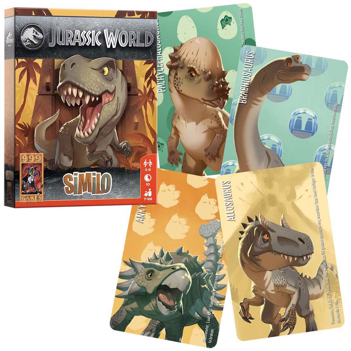 999 Games Similo: Jurassic World – coöperatief dinosaurus kaartspel thumbnail 6