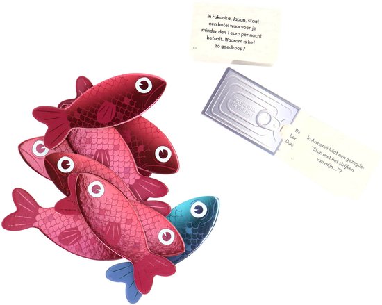 999 Games - Sounds Fishy - Partyspel - Kun jij je pokerface bewaren? - Gezelschapsspel - Nederlandstalig - Klein cadeautje
