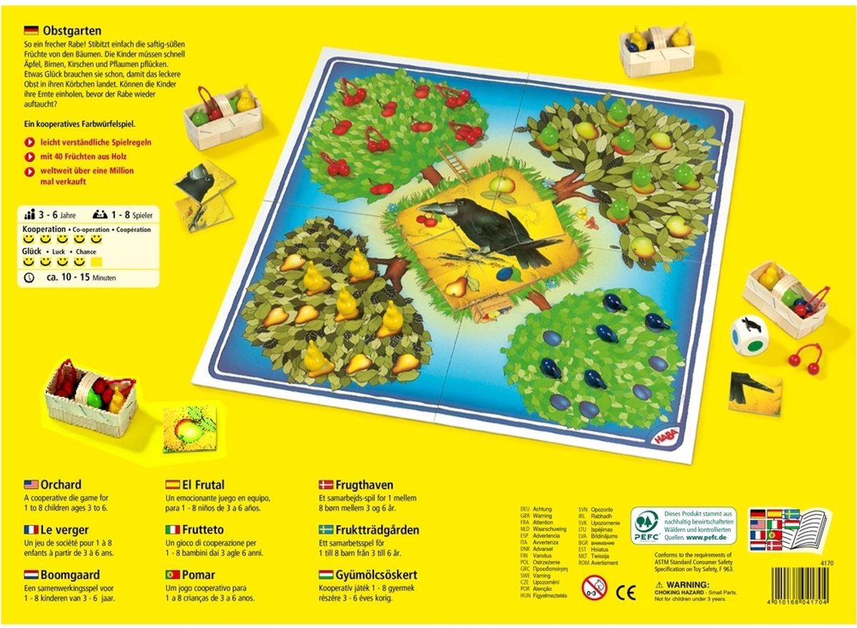 HABA De Boomgaard Spel - Fruitspel tegen de raaf — afbeelding 7