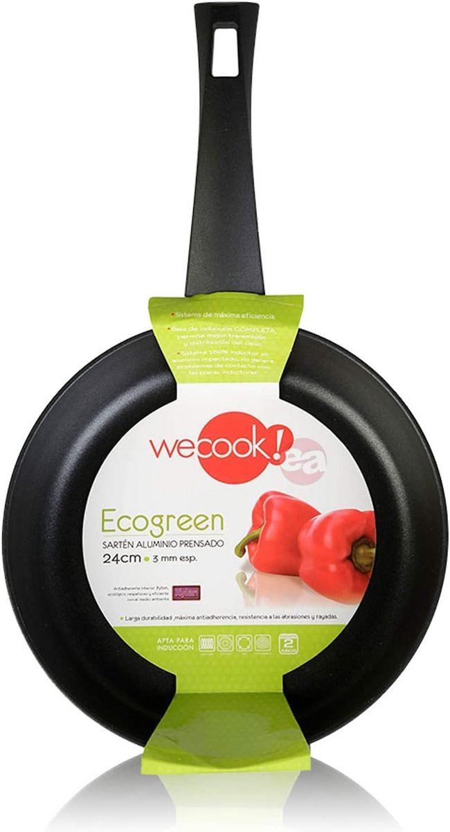 Gietaluminium kookpan 16 cm - geschikt voor inductie en alle warmtebronnen, 3 mm dikte, PFOA-vrije coating