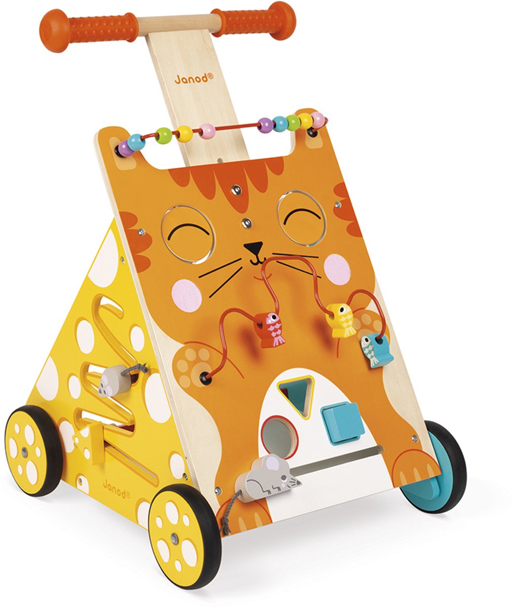 Janod - Multi-activiteiten loopwagen - Kat — afbeelding 13