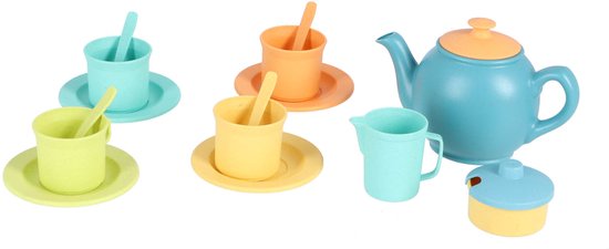 Jipy Bio Theeset Speelgoed - 15-delig theeservies van bioplastic - 3+ jaar van Merkloos — afbeelding 5