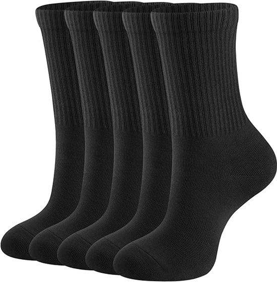 Nike Everyday Cushioned Sportsokken 6-Pack Zwart Wit