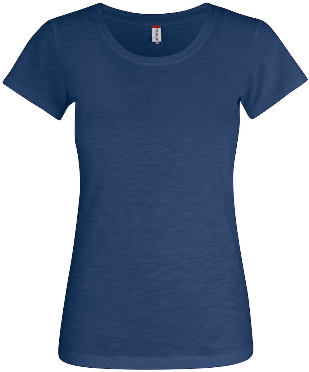 Clique Slub-T Women 029353 - Blauw-melange - XS