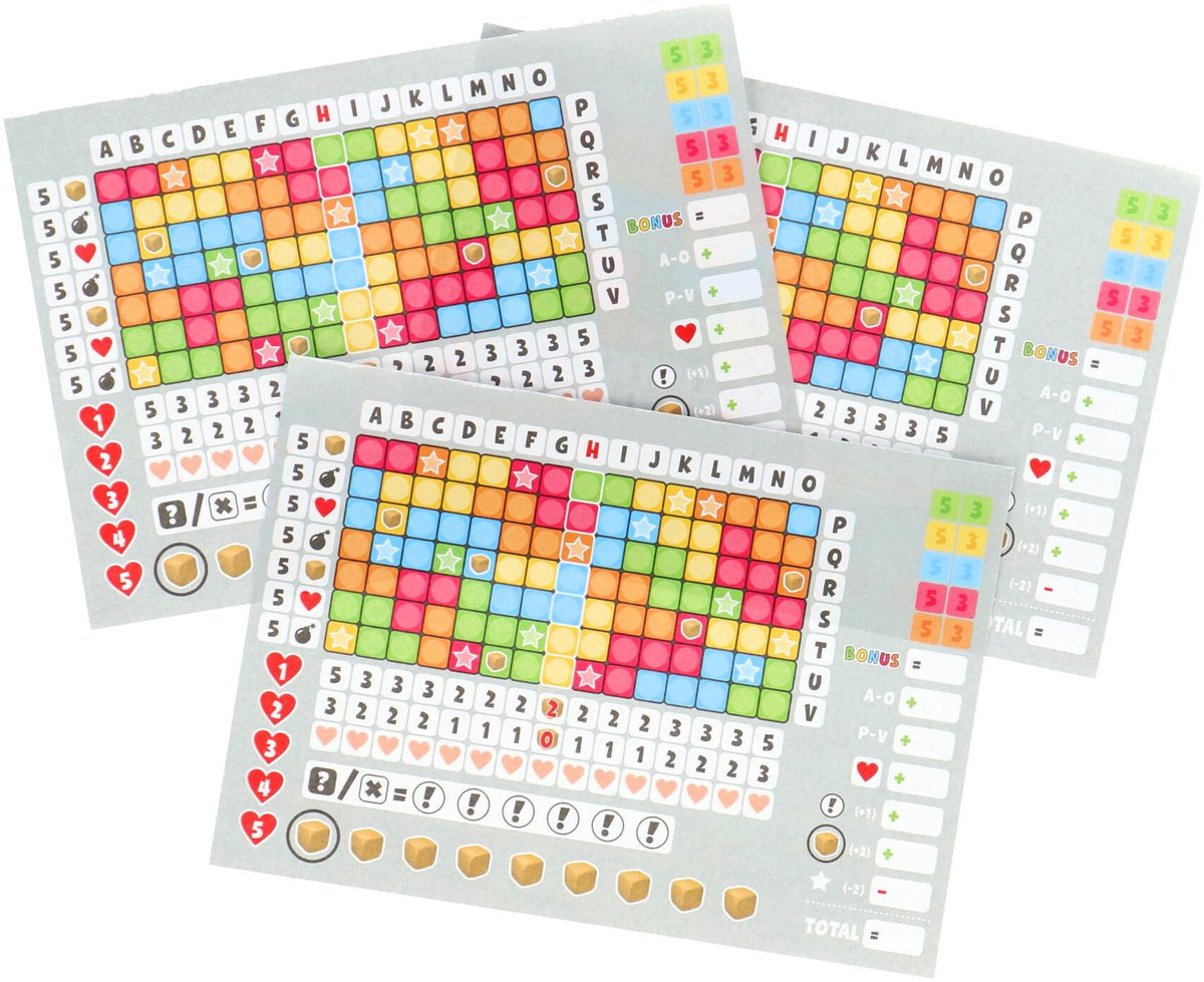 999 Games - Scoreblokken - Keer op Keer 2 - Twee stuks Level 1 - Dobbelspel — afbeelding 6