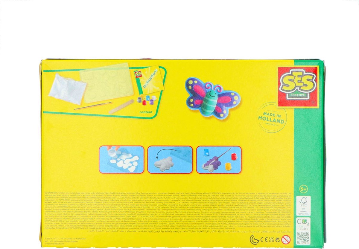 SES Creative - My first - Scheuren en plakken - 10 grote vellen om te beplakken - 4 vellen om te scheuren en te lijmen – dieren - collages maken - knutsel speelgoed 1 tot 4 jaar — afbeelding 3