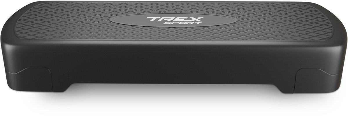 Trex Sport TX-030AS – Aerobic Fitness Step - Verstelbare Stepper - Aerobic Stepper - Aerobic Step Bankje - Verstelbaar - Zwart - Geel - 350 kg