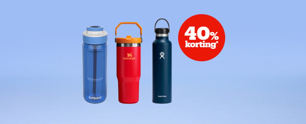 Tot 40% korting* op