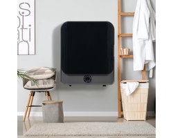Re-purelife® Compacte Wasdroger met Afvoer voor Kleine Ruimtes - 3 kg Capaciteit (uitbreidbaar tot 4,5 kg) - 5 Programma's - Energieklasse G - Geschikt voor Opbouw of Opstelling - Stille Werking - 49.5*43.5x59.5 cm - Grijs