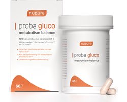 Nupure Proba Gluco Metabolism Balance - Met Reducose® voor het behoud van een evenwichtige koolhydraatstofwisseling* - 60 capsules - 60 stuks