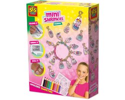 SES Creative - Mini Shrinkies - Charms Unicorn Sweeties - Bedelarmbanden - Krimpfolie - Unicorn - Zelf Bedels Maken - Knutselen Meisjes - Armbandjes Maken - Made in Holland - Vanaf 5 jaar