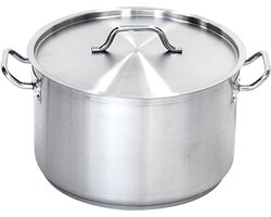 Professionele RVS Pan met Deksel - Ø 28 cm, 11L
