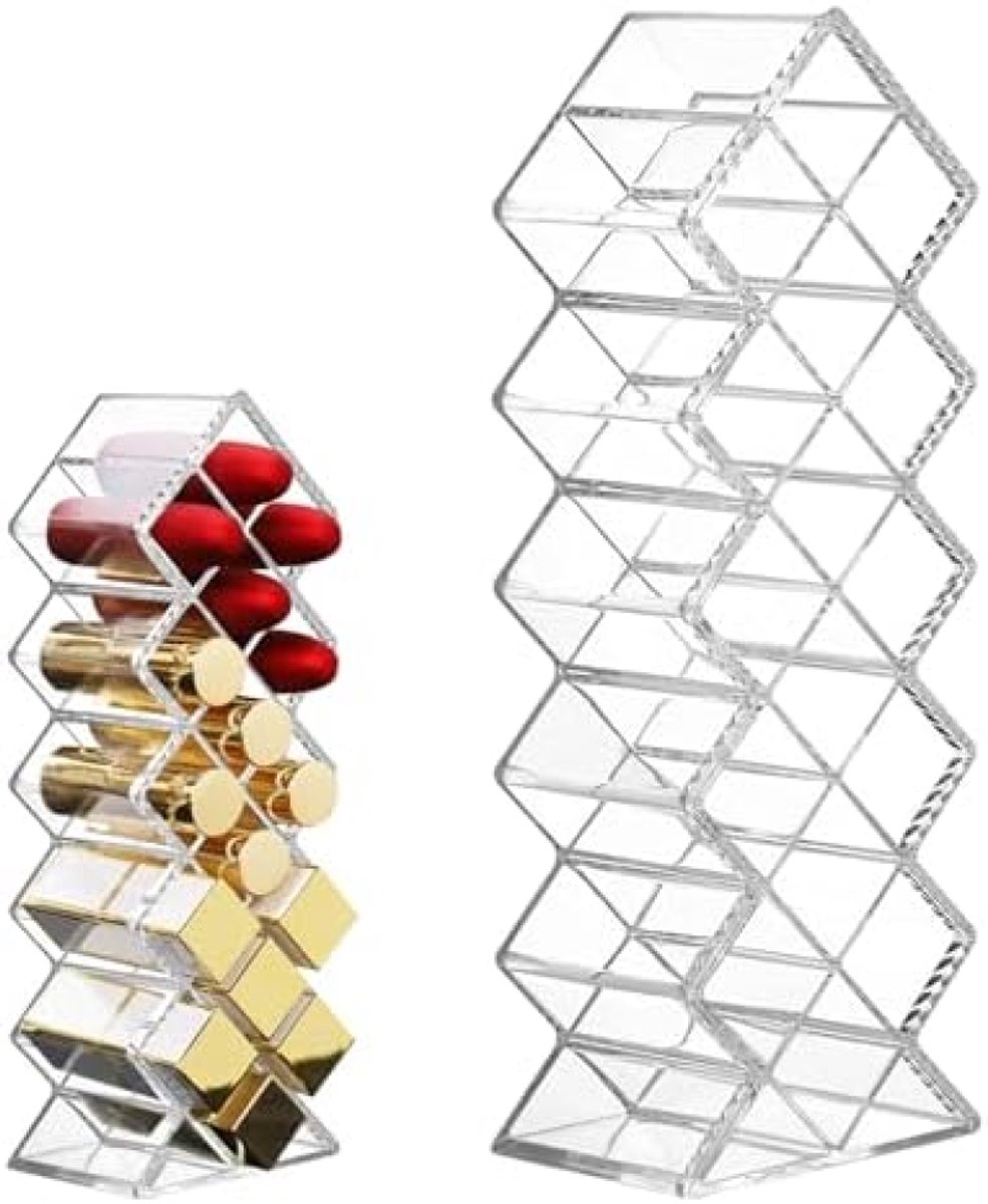 Transparante lippenstift organizer met 16 vakken - PromoHome