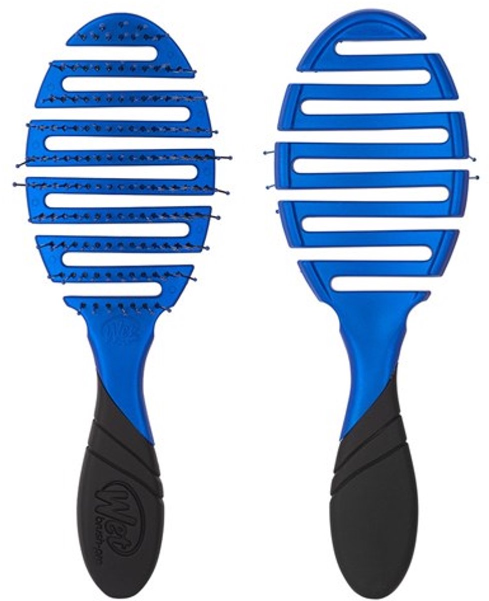 WetBrush PRO Flex Dry Haarborstel – Blauw – Flexibele Borstel Voor Nat En Droog Haar – Vermindert Hittebeschadiging – Lichtgewicht & Comfortabel – IntelliFlex® Borstelharen – Ontwart Zonder Pijn – Voor Elk Haartype – Unisex - Modern Design