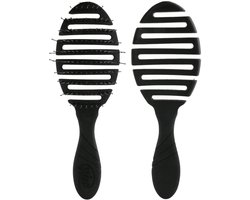 WetBrush PRO Flex Dry Haarborstel – Zwart – Flexibele Borstel Voor Nat En Droog Haar – Vermindert Hittebeschadiging – Lichtgewicht & Comfortabel – IntelliFlex® Borstelharen – Ontwart Zonder Pijn – Voor Elk Haartype – Unisex - Modern Design