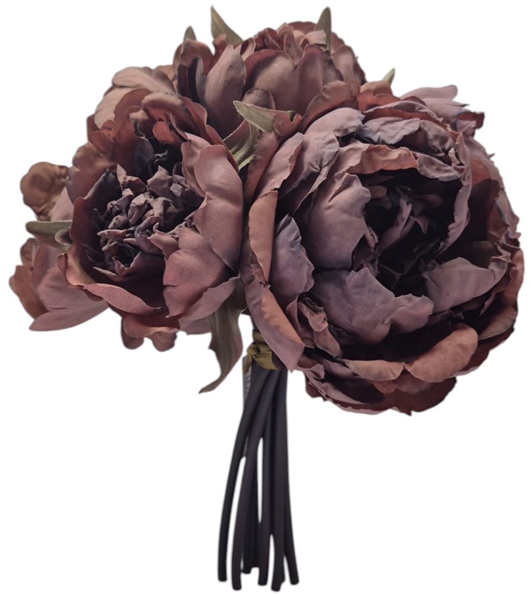 Kunstboeket Pioen Oudroze | 22 cm | Woondecoratie | Tafelarrangement