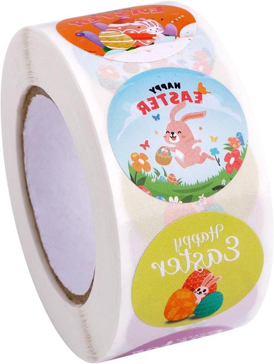 Stuks Stickers Pasen - 100-Delig Set met Paaseieren