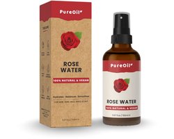 PureOil - Rozenwater- 150ml - Rose Water Huid, Gezicht En Haar - 100% Puur, Natuurlijk & Vegan