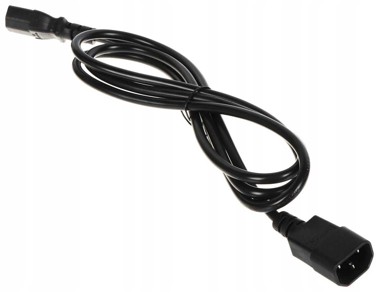 POS Netvoeding Kabel C13 naar C14 - 1,8m