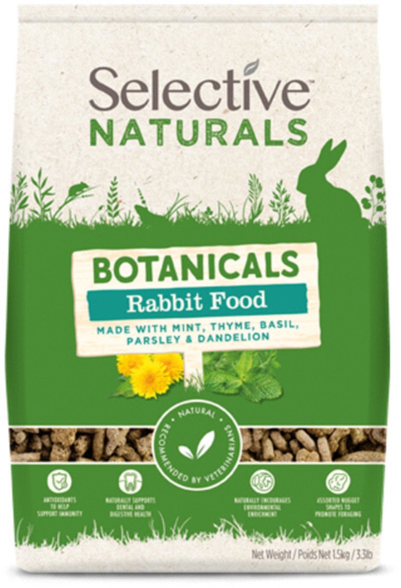 Supreme Science Selective Botanicals Rabbit - Konijnenvoer - 1.5 kg