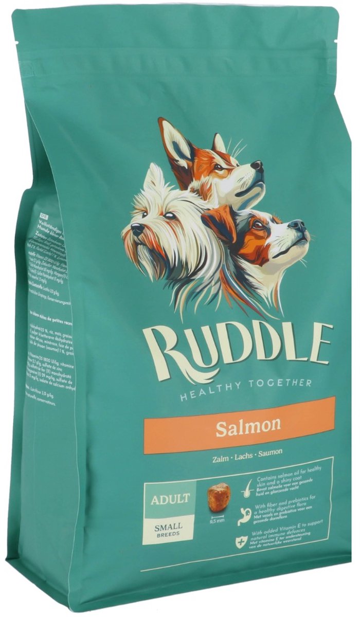 Ruddle Adult Small Breed Zalm - Hondenvoer - 3 kg