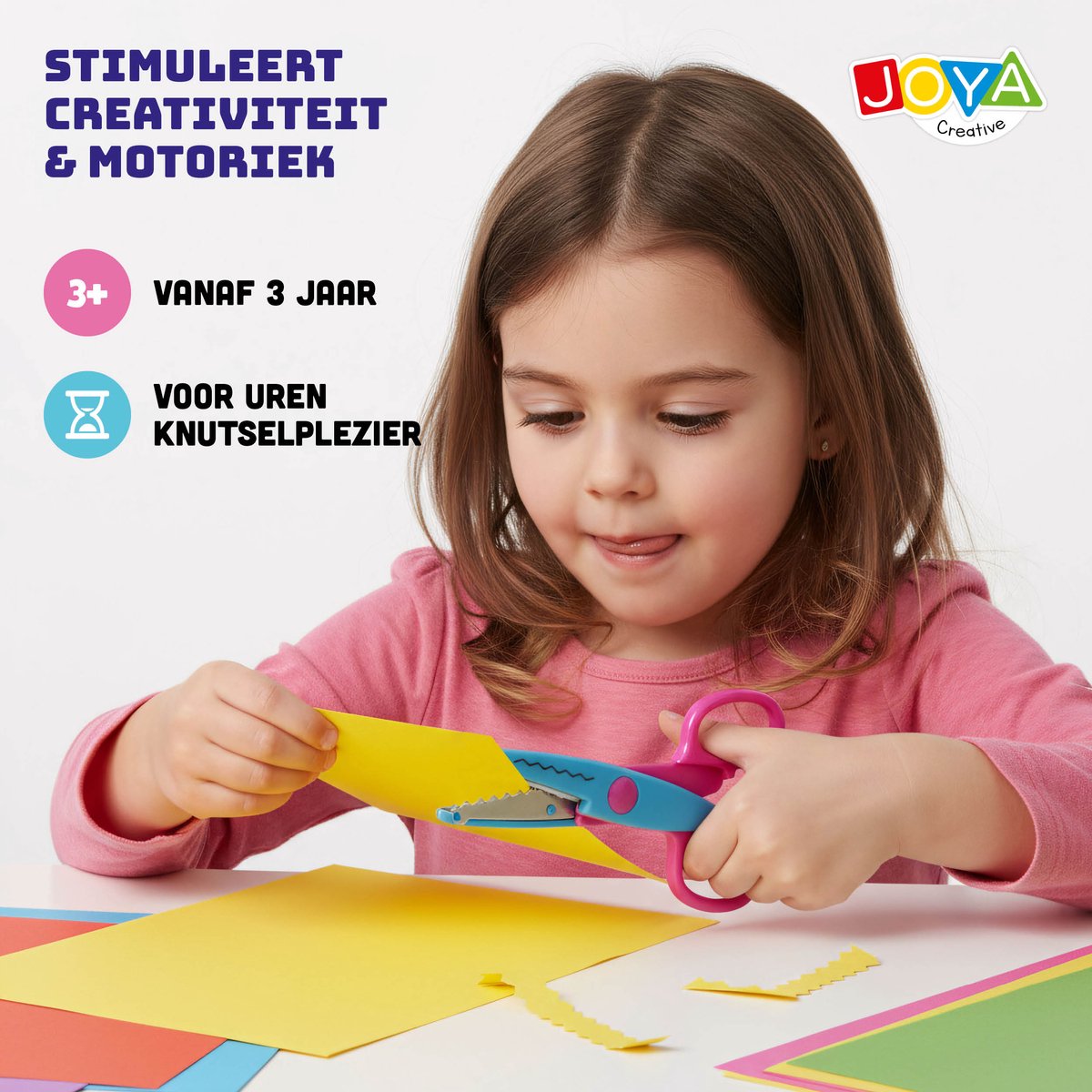 Knutseldoos XXL - 1500+ Knutselitems - Knutselpakket voor Kinderen - Inclusief Inspiratieboekje, Glitter, Vilt, Pijpenragers, Foam, Stempels & Veilig Scharen - Creatieve Knutselkoffer 3+ Jaar - Joya Creative — afbeelding 11