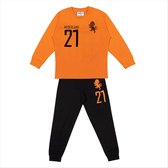 Fun2Wear - Pyjama Teen Elftal | Oranje meisjes jongens - Katoen - Maat 134/140