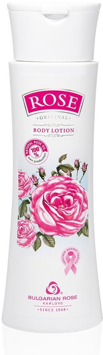 Bodylotion Rose Original | Verzachtende lotion met D-panthenol, vitamine E en 100% natuurlijke Bulgaarse rozenolie en rozenwater