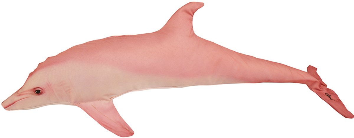 Gaby - Roze Dolfijn knuffel - Vis knuffel - 55 cm -