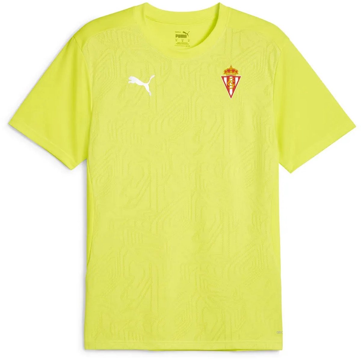 Puma Sporting Gijón 24/25 Training T-shirt Met Korte Mouwen Geel S Man,Vrouw
