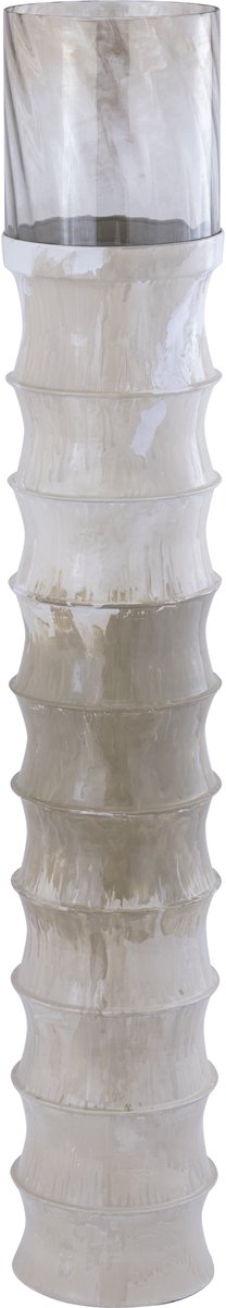 PTMD Windlicht Kaylyne - Beige - 26x26x156cm