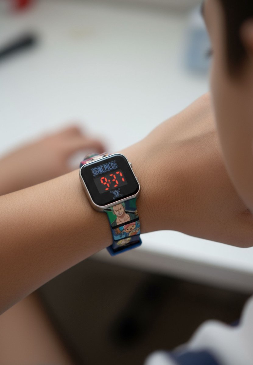 One Piece Led-klok Veelkleurig