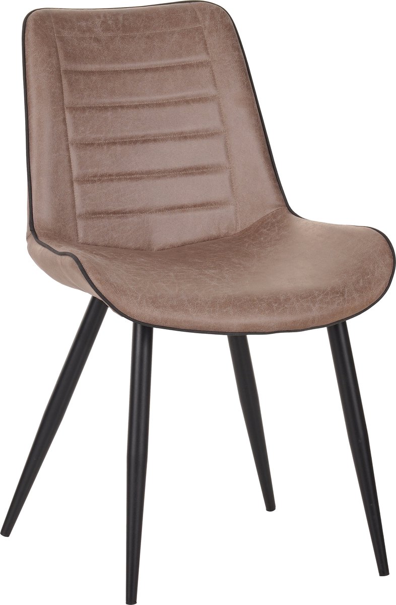 Colenis® - New Manila Eetkamerstoel - Set Van 4 - Sand - Microfiber - Design