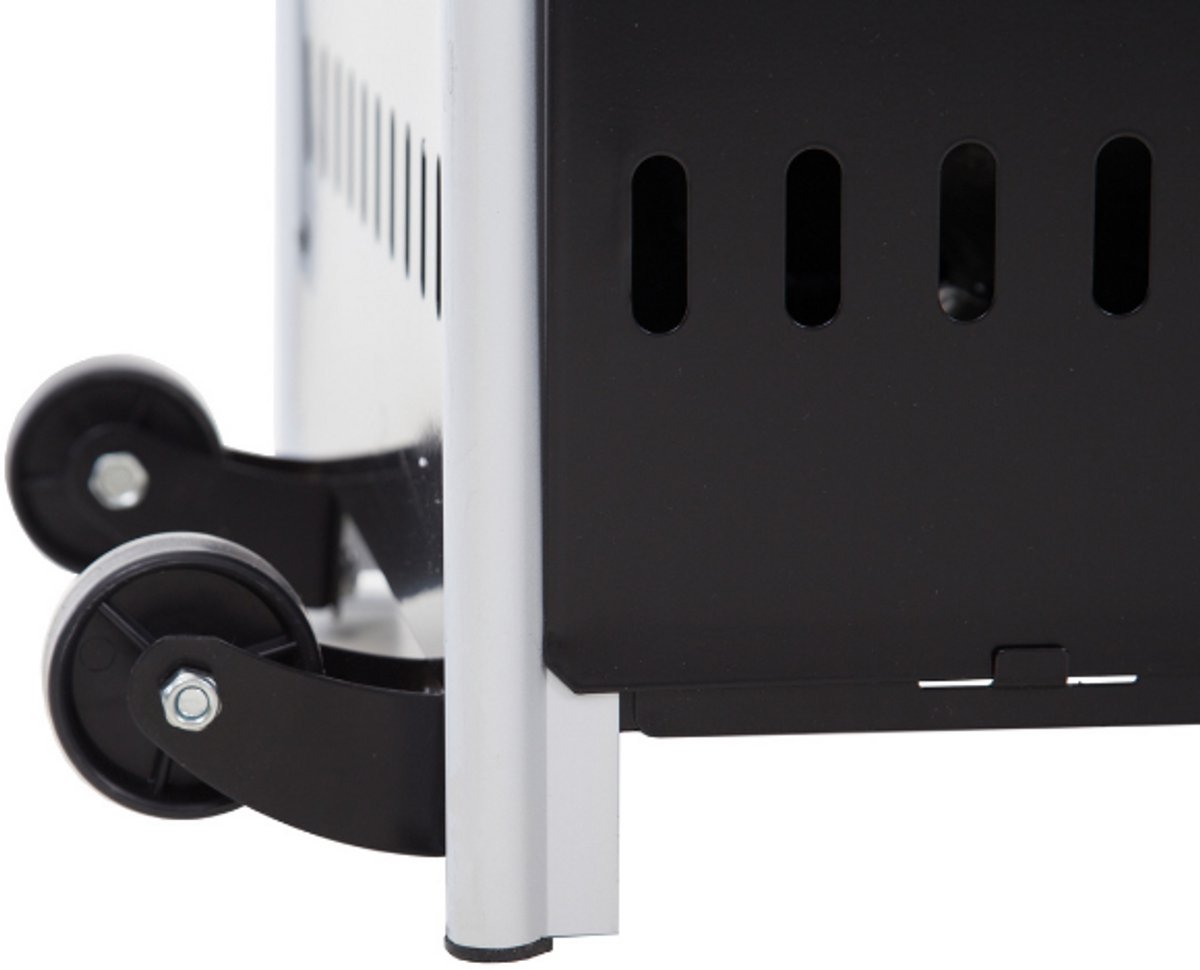 Sunred Gas flame torch 12000 W - Freestanding gas patio heater - Black