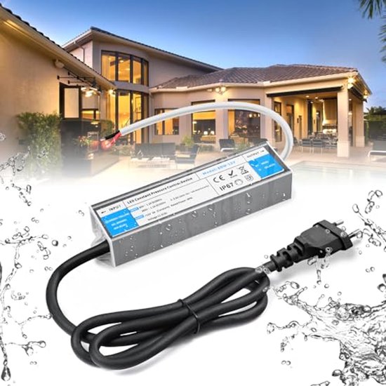 Adaptateur Secteur 12V 2A (24W) - Pour Rubans LED, Caméras, Haut-parleurs - Prise EU - Neuf