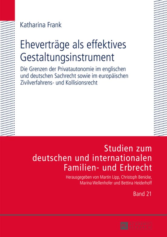 Studien zum deutschen und internationalen Familien- und Erbr ... - cover