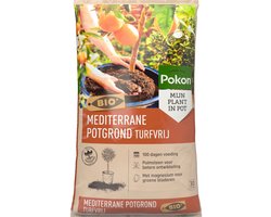 Pokon Bio Mediterrane Potgrond Turfvrij - 30L - Biologische 