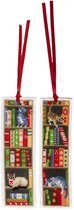 Kit de marque-pages Vervaco - Chats dans une bibliothèque - Lot de 2 - PN-0187764