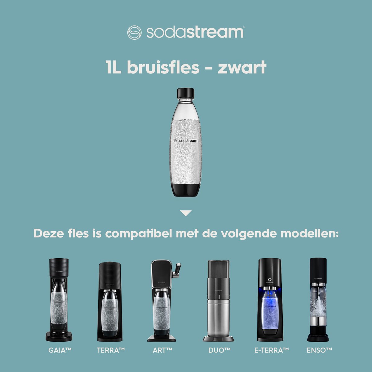 Bambaw Roestvrijstalen Fles, 1000 ml - Ecco Verde Onlineshop