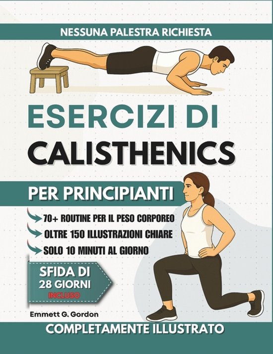 Gruppi muscolari ed esercizi | Muscoli ed esercizi anteriori e posteriori | Poster laminato per