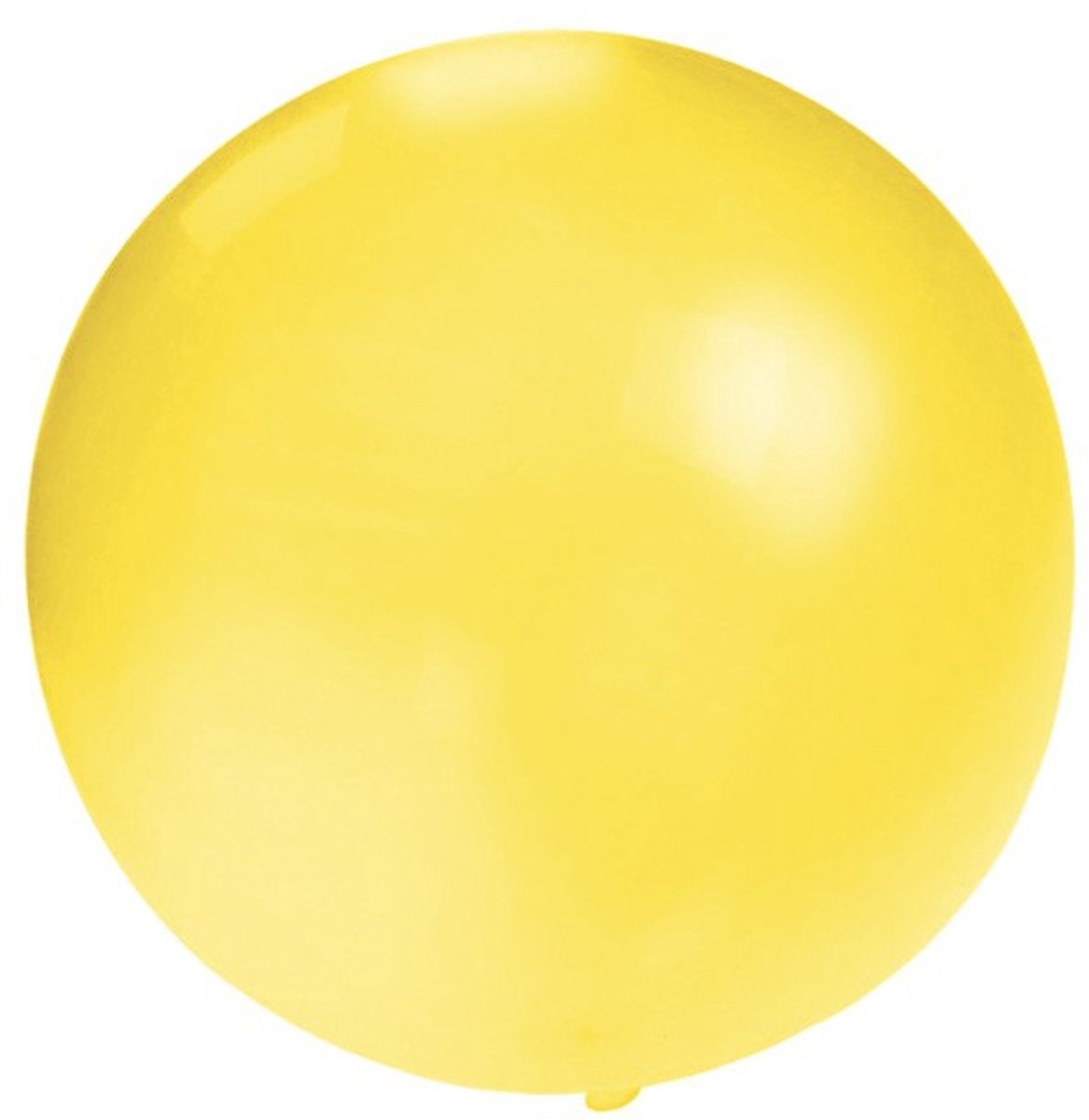 Mega Ballon 24 inch Ø 60 cm Geel
