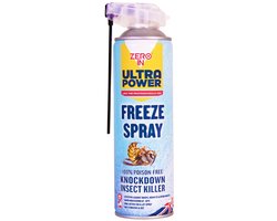 Zero In - Ultra Power - Vriesspray - Insectendoder - 500 ml spuitbus - 100% gifvrij