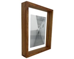 XLBoom Floating Box fotokader limited 20x25 hout