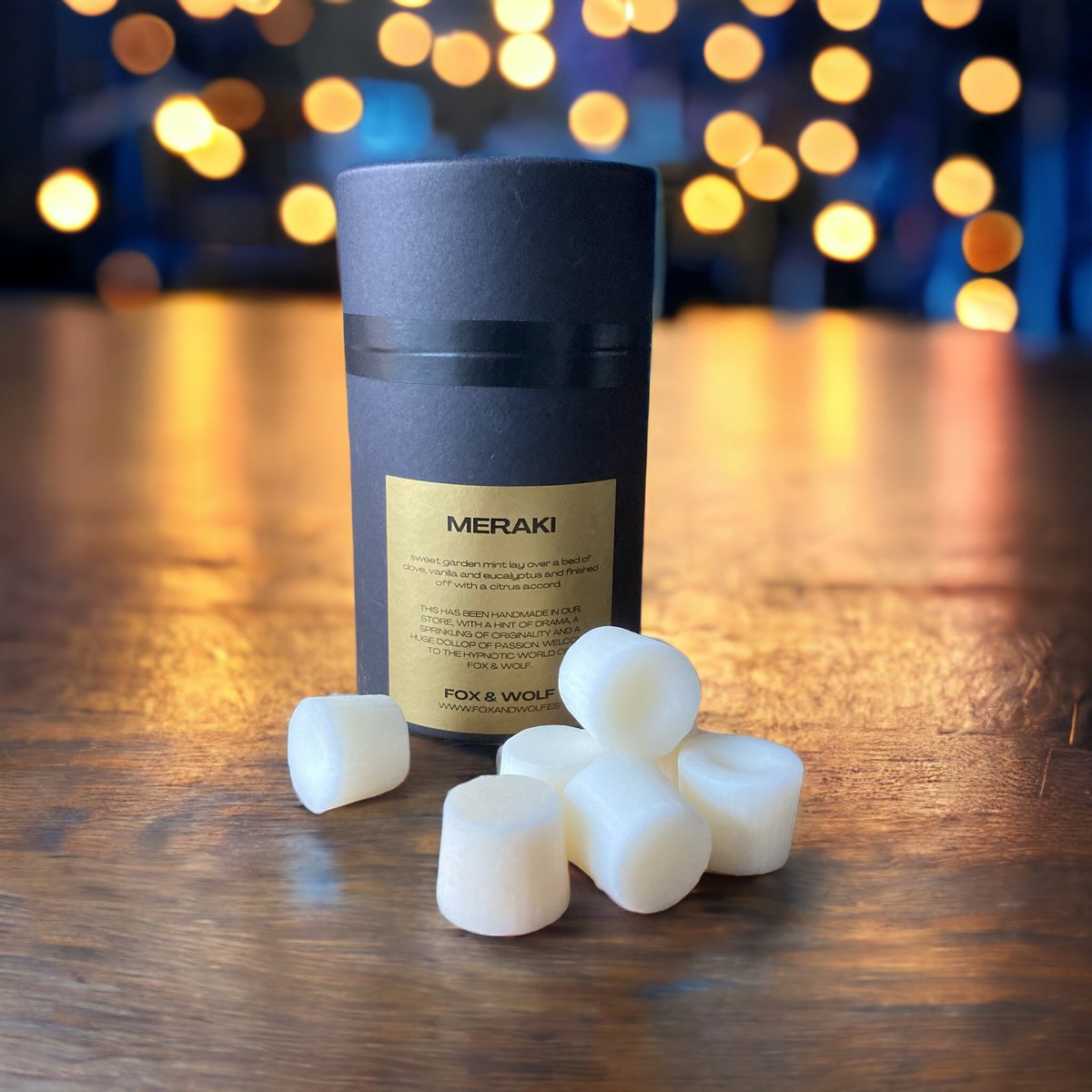 Fox & Wolf Smelt Wax Geur Meraki