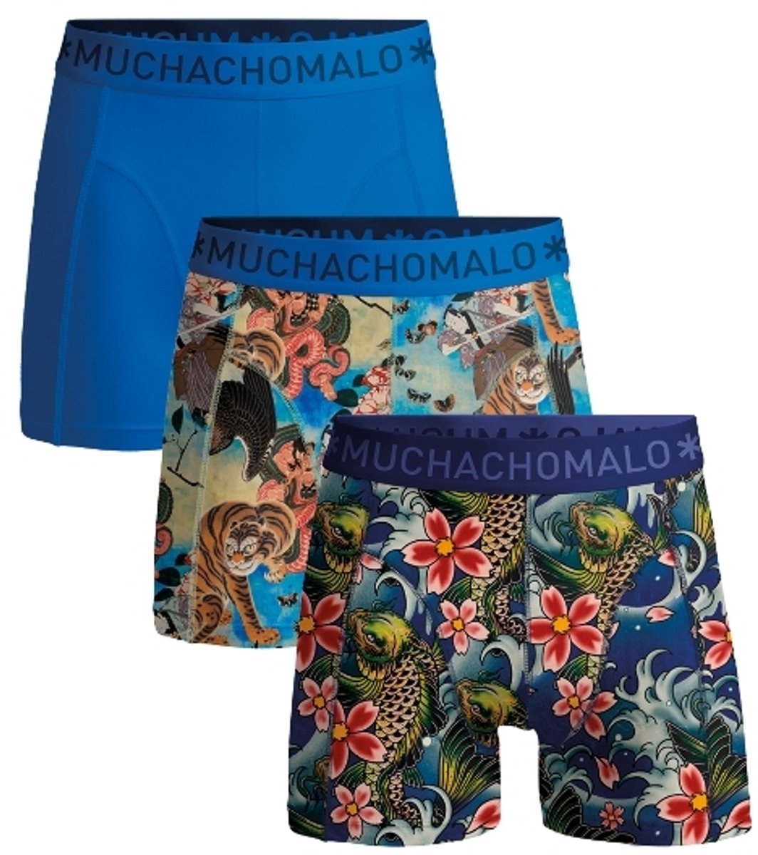 Muchachomalo Jongens Boxershorts – 3 Pack – 95% Katoen – Kinderkleding - Stevig Ondergoed – Jongens Onderbroeken