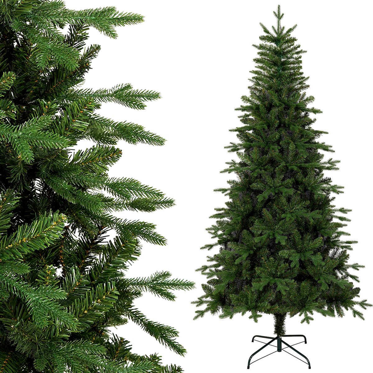 Uten Luxe uitvoering Kerstboom - Kunstkerstboom - H180 x Ø105 cm - 628 Takken - Groen