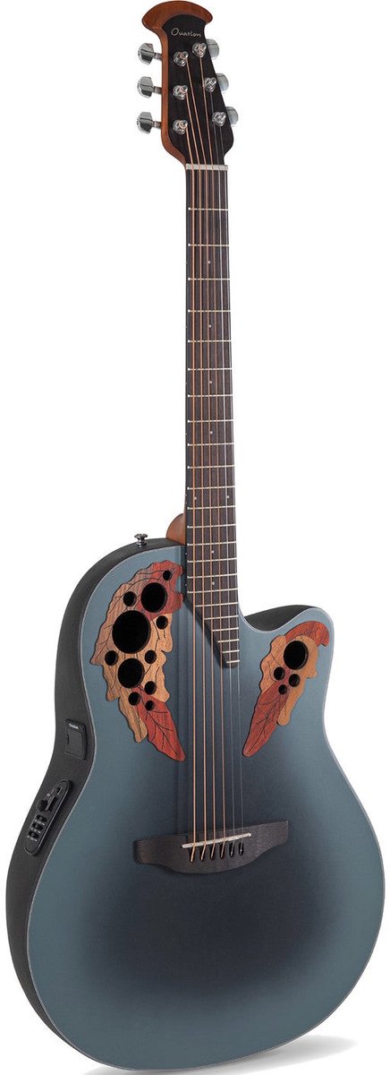 Ovation CE44-RBB Celebrity Elite Mid Depth Reverse Blue Burst elektrisch-akoestische westerngitaar