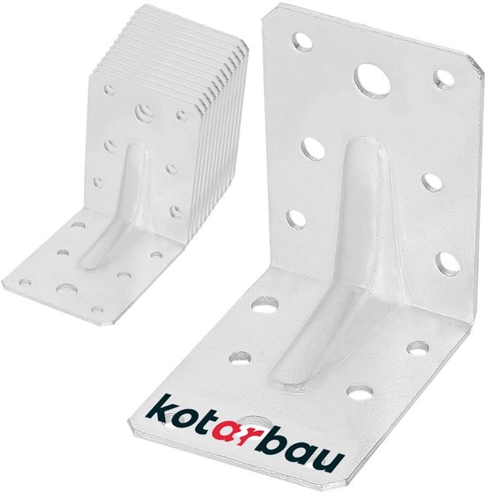 KOTARBAU Supports de fixation - renforts d'angle - 12 pièces - 75 x 75 x 55 mm