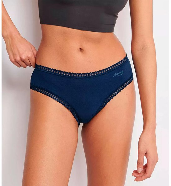 sloggi GO Crush Hipster 3 pack caleçons pour femmes - Blauw - Combinaison foncée - Taille XL